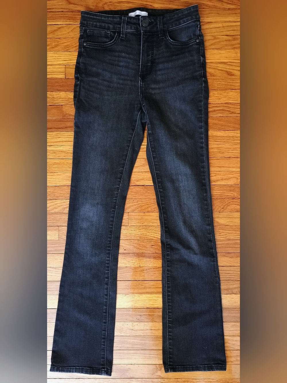 LC Lauren Conrad Faded Black Bootcut Stretch Jeans Size 4